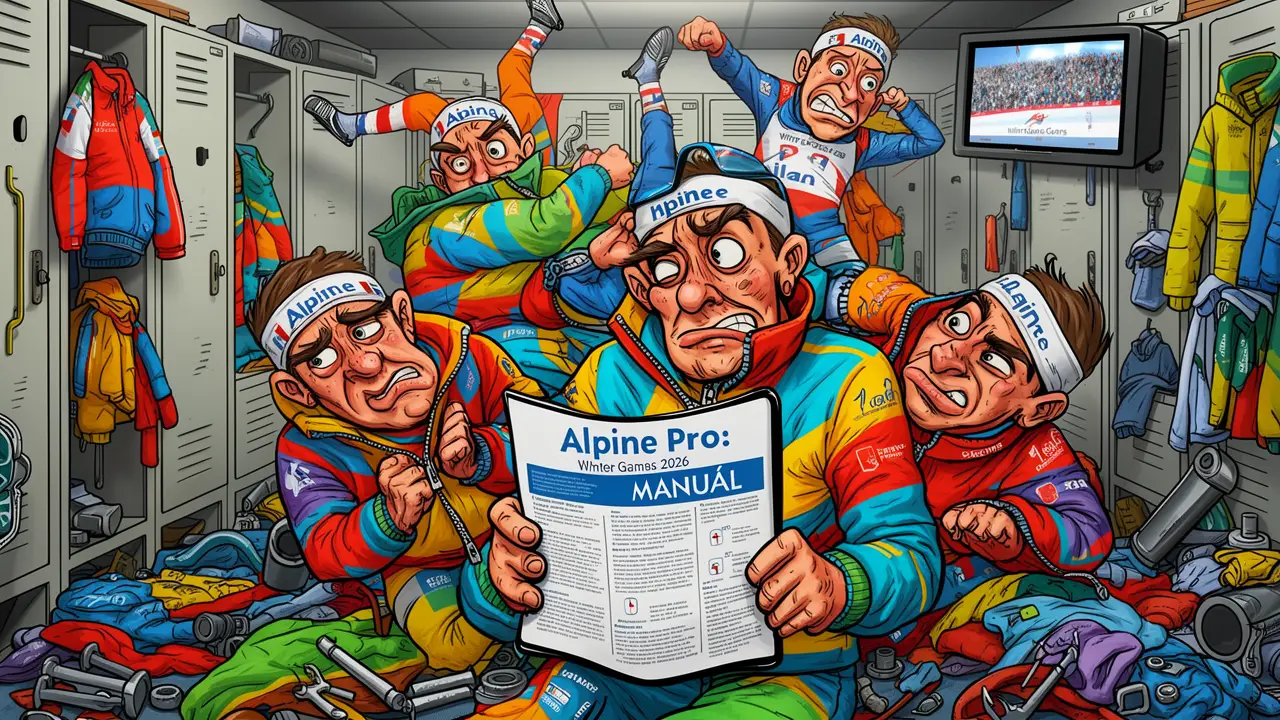 Cover art: Manuál pro šampiony, aneb jak se obléct a neudělat v Miláně