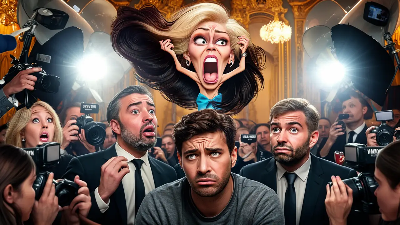 Cover art: Pád velkého blonďatého snu a jeden nešťastný muž