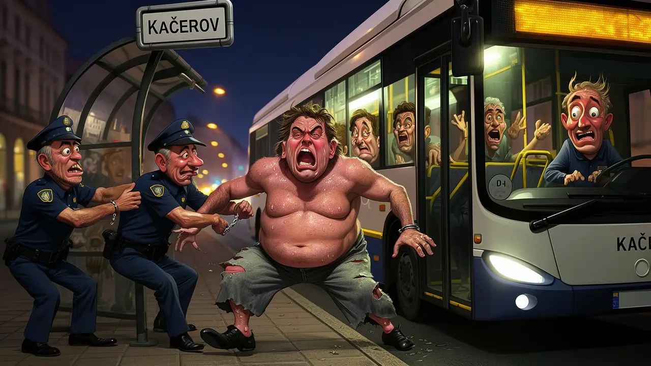Cover art: Holý zadek na Kačerově zastavil večerní Prahu