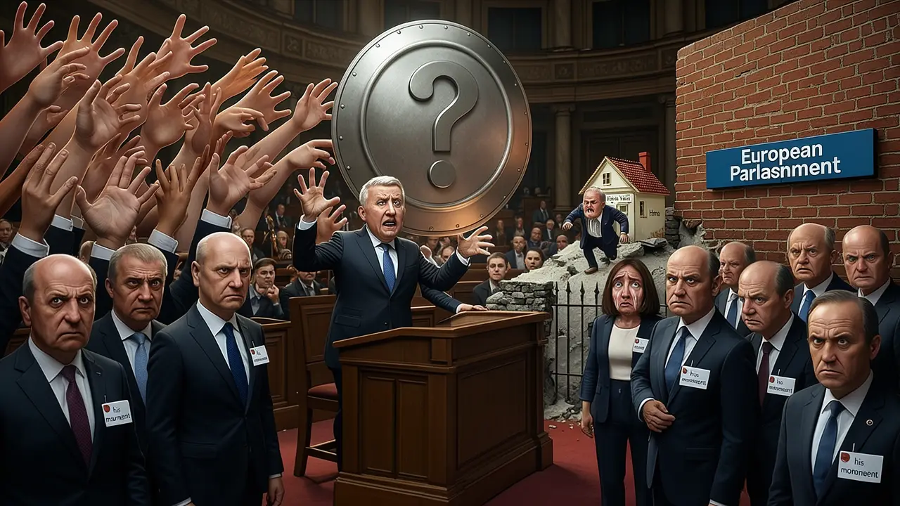 Cover art: Premiér se schoval za sto čtyři věrných hlasů