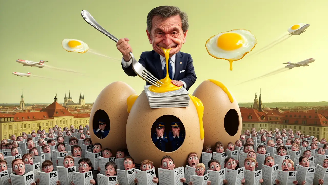 Cover art: Prezidentský účet plný vajíček a dlouhých cest
