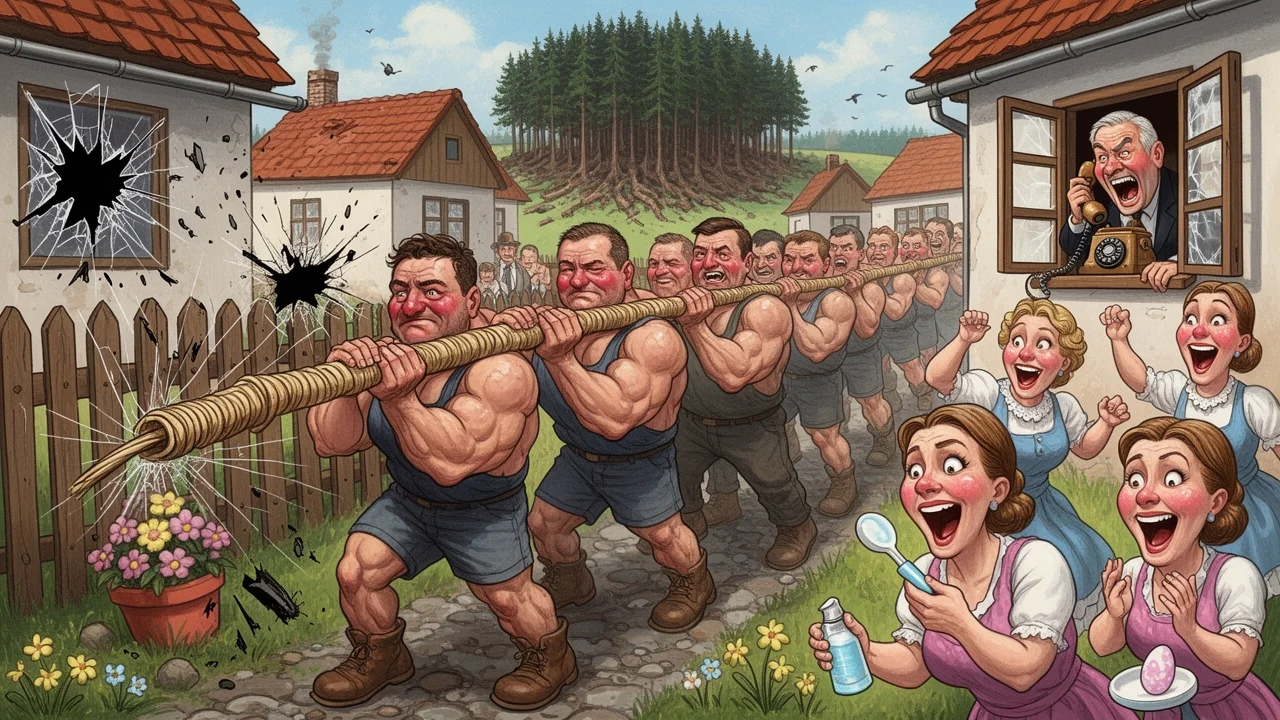 Cover art: Když se chlapská pýcha měří na dvacet jedna metrů dřeva