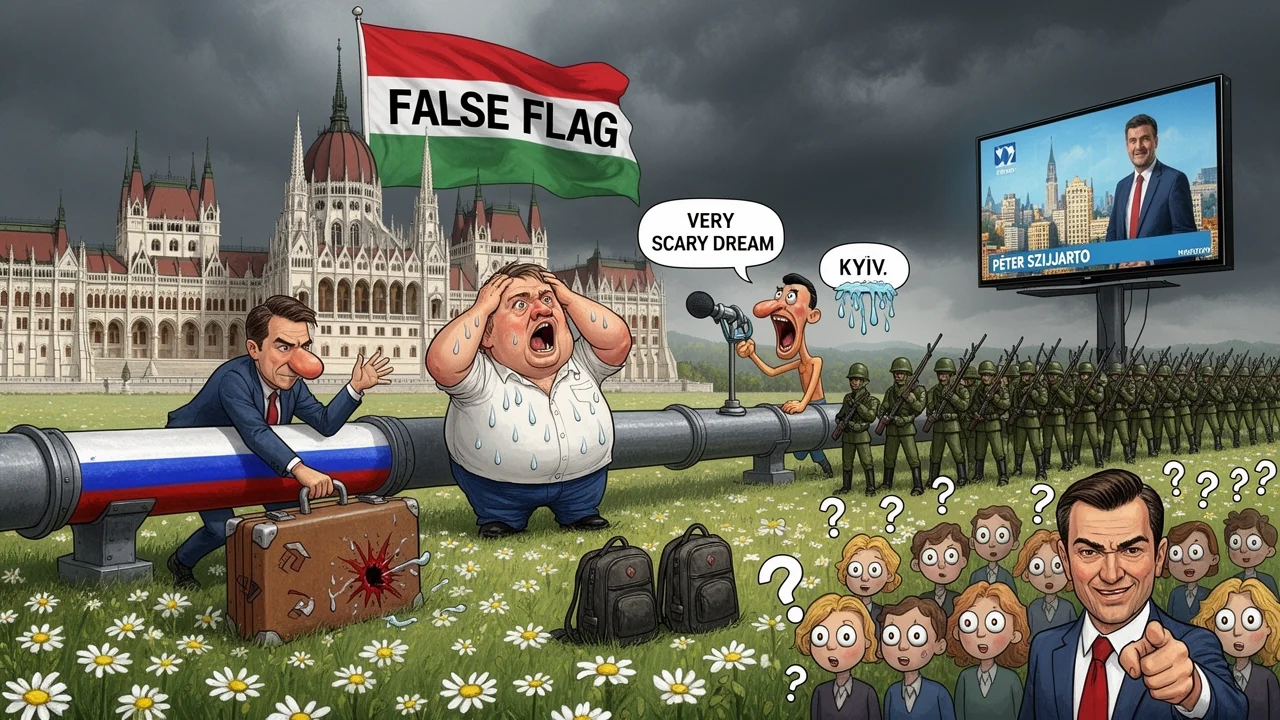 Cover art: Komedie s výbušninou před volbami v Budapešti