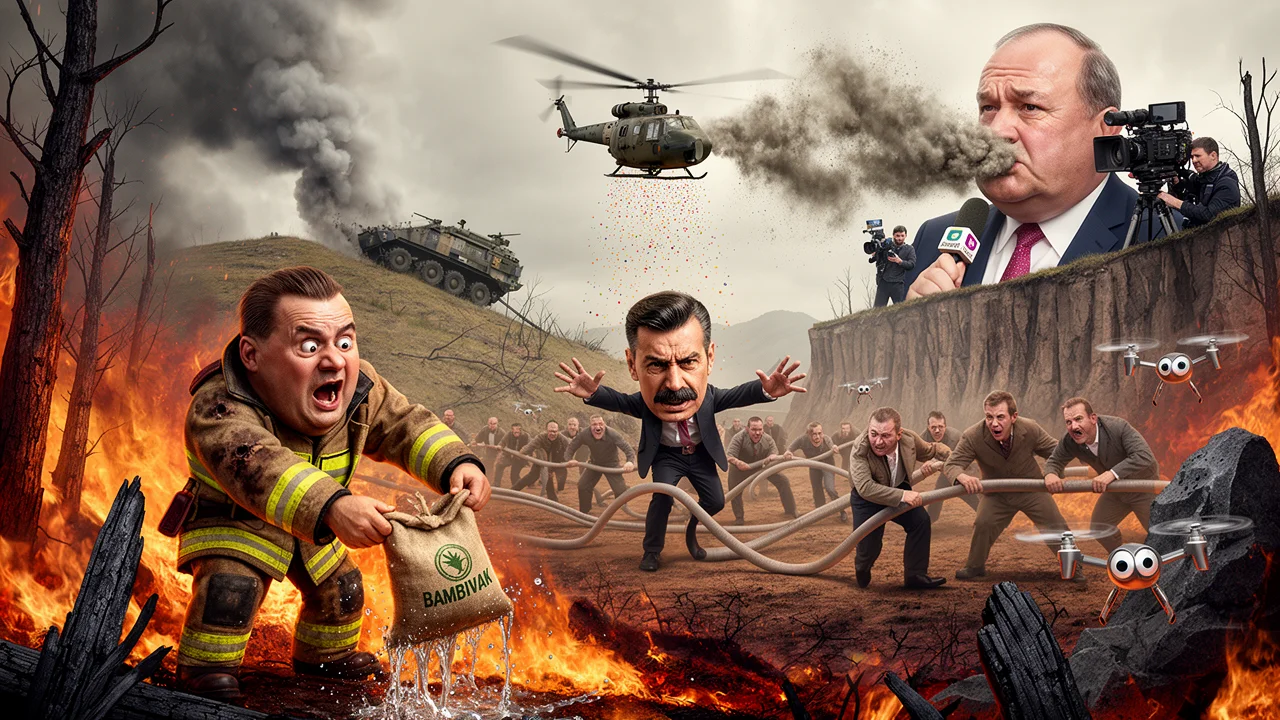 Cover art: Další lesní požár kvůli hloupé chybě turisty