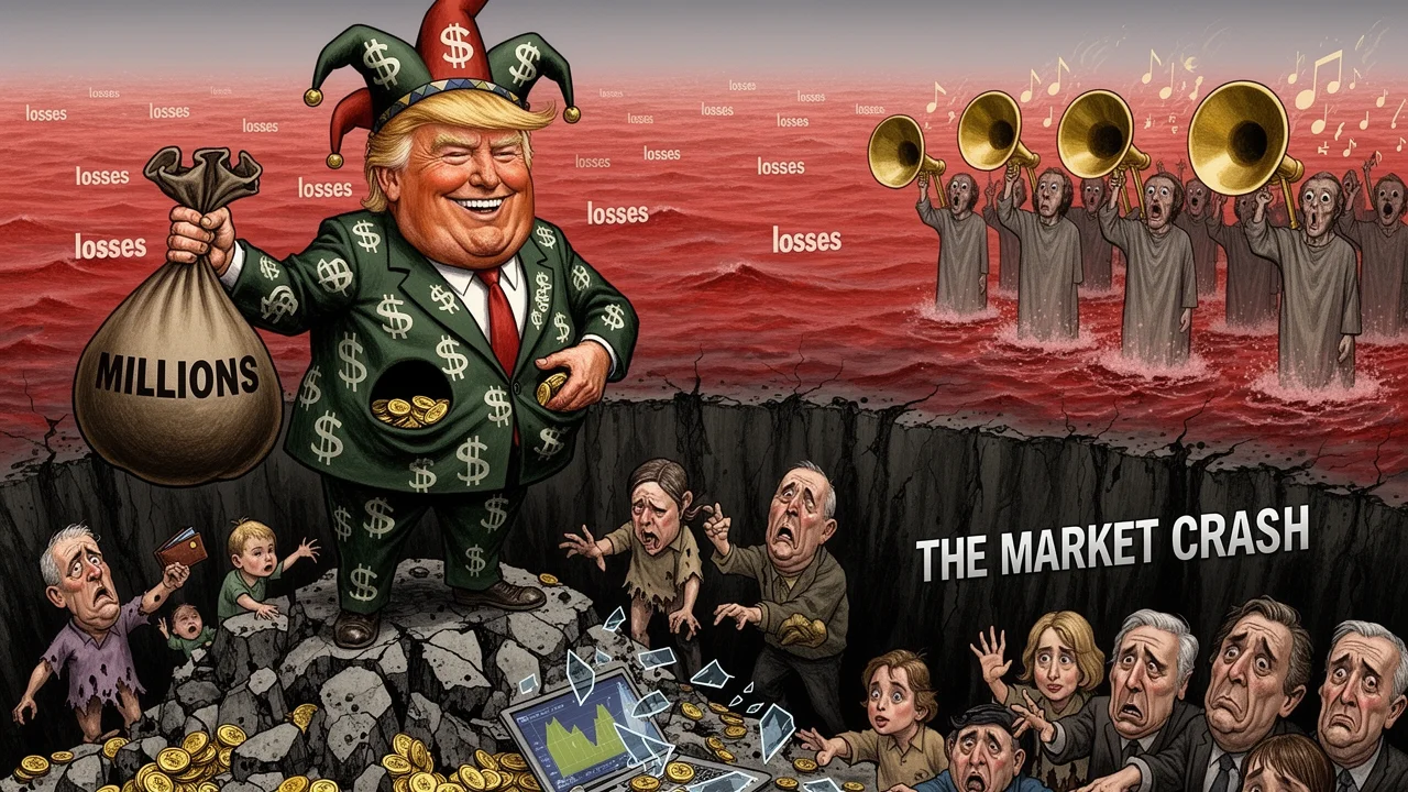 Cover art: Tři miliardy zmizely a Donald se jen směje