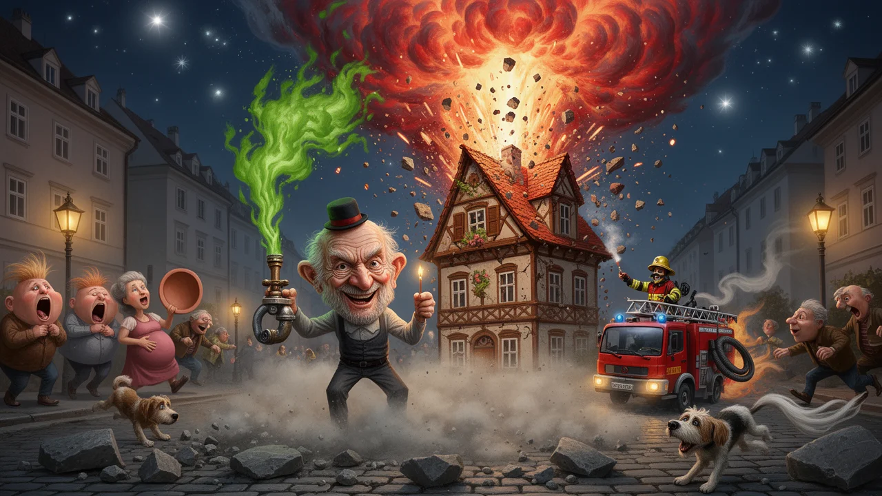 Cover art: Děda s plynem ve Vídni odpálil barák i sousedy