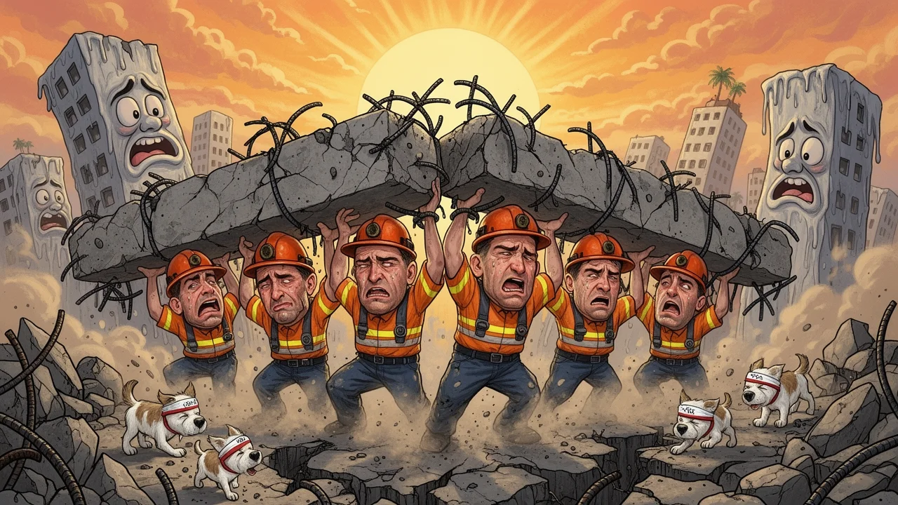 Cover art: Hrdinové se smutným tichem v zádech v troskách za oceánem