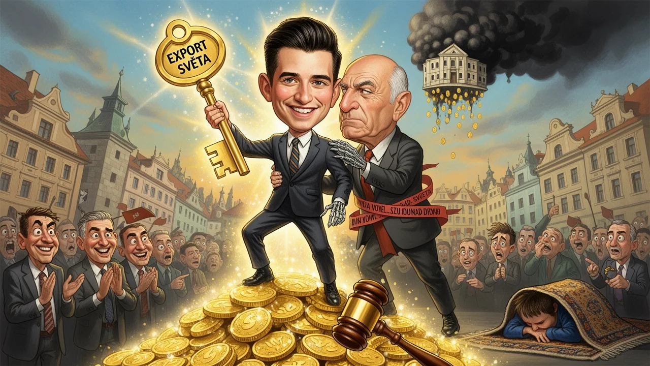 Cover art: Třiadvacetiletý exportní genius s nulovou praxí v kapse