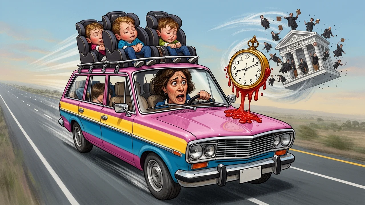 Cover art: Tři tisíce kilometrů na dálnici za vlastními dětmi