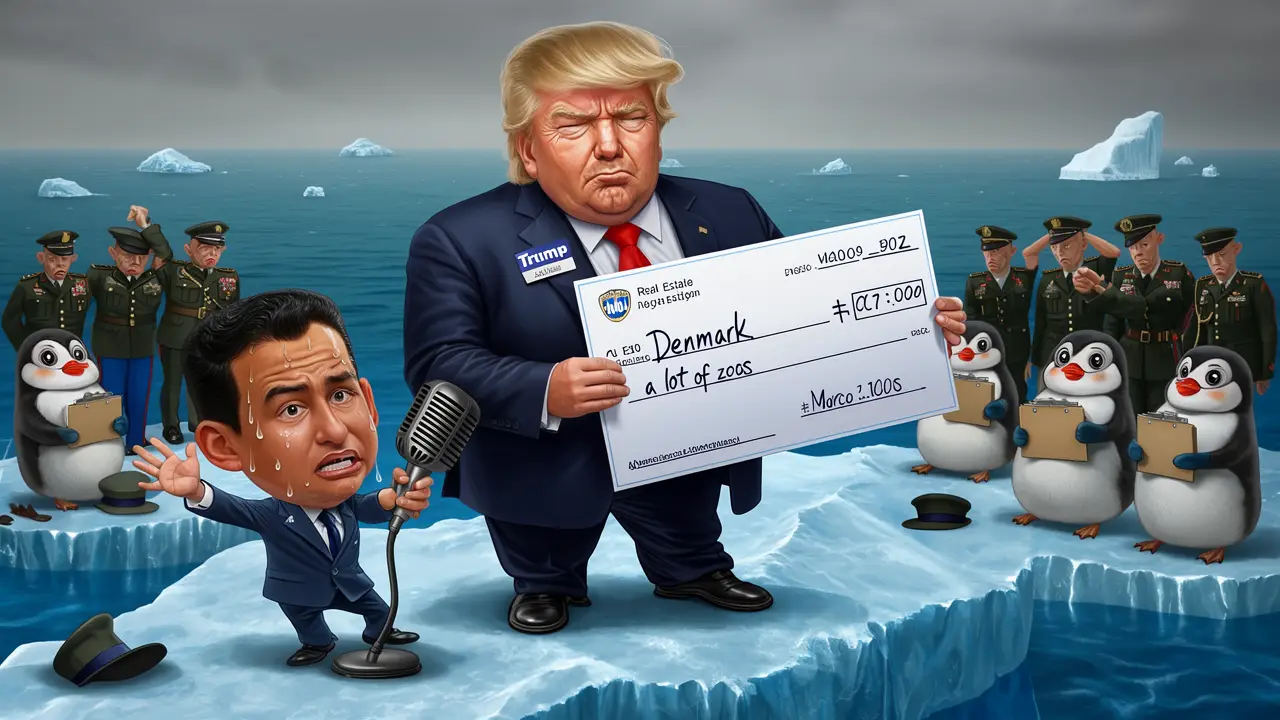 Cover art: Ledová realitka Donalda Trumpa