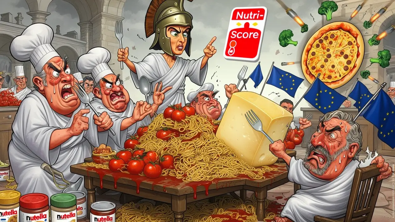 Cover art: Válka o špagety a čokoládu, která hýbe celým Římem