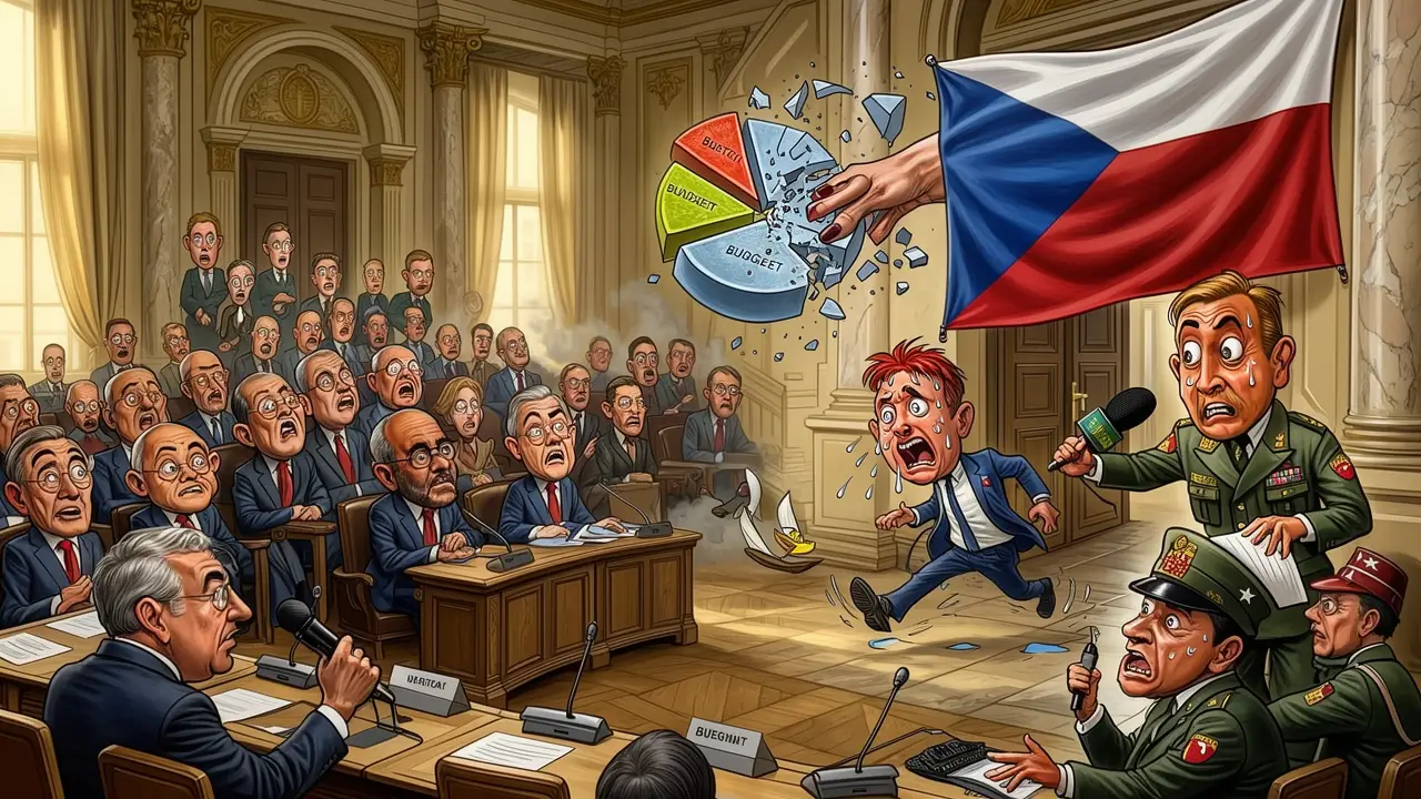 Cover art: Hrdinský úprk ministra před americkou fackou