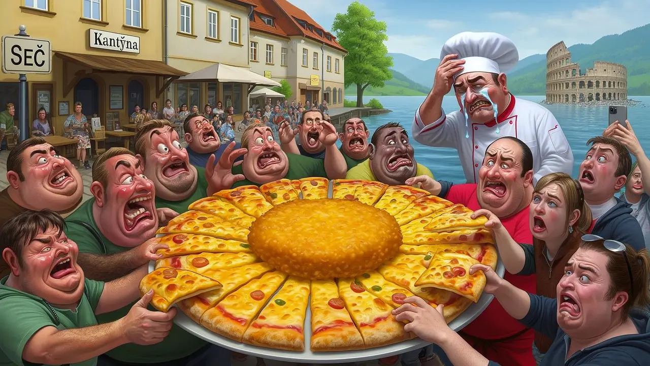 Cover art: Italská krása umírá v mastném českém trojobalu