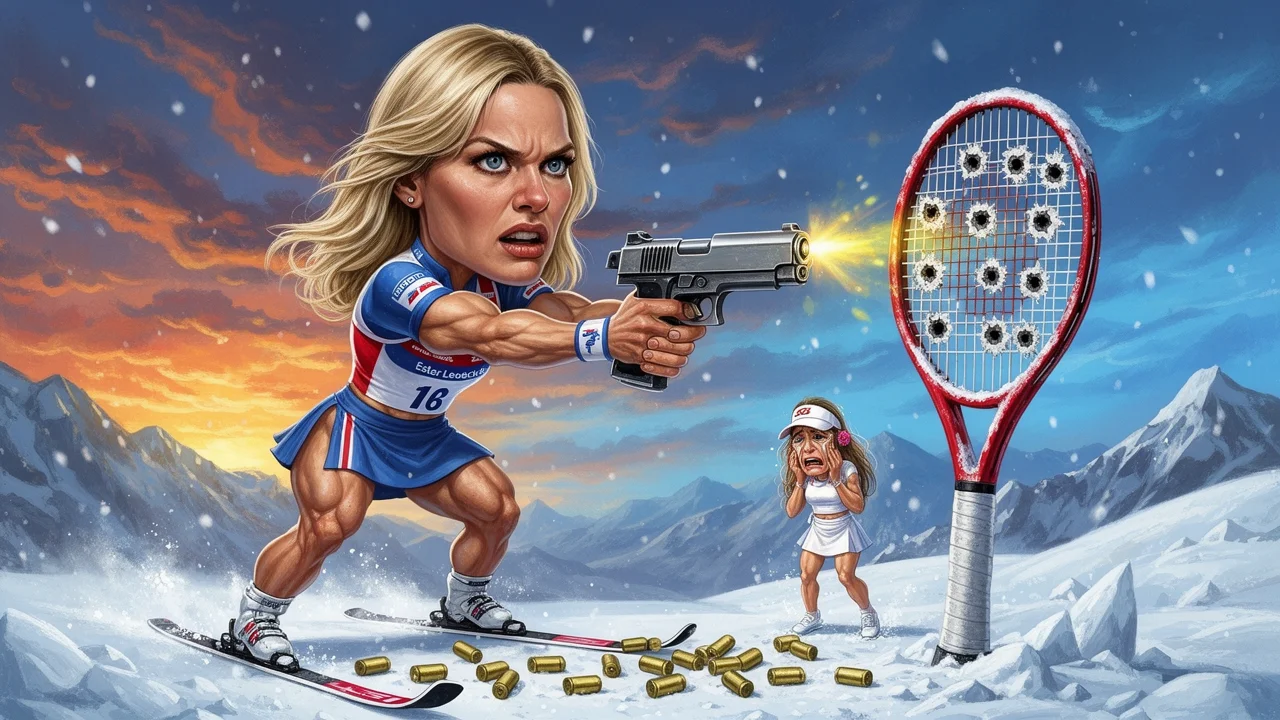 Cover art: Tenisová láska končí, slovanská holka pálí ostrými