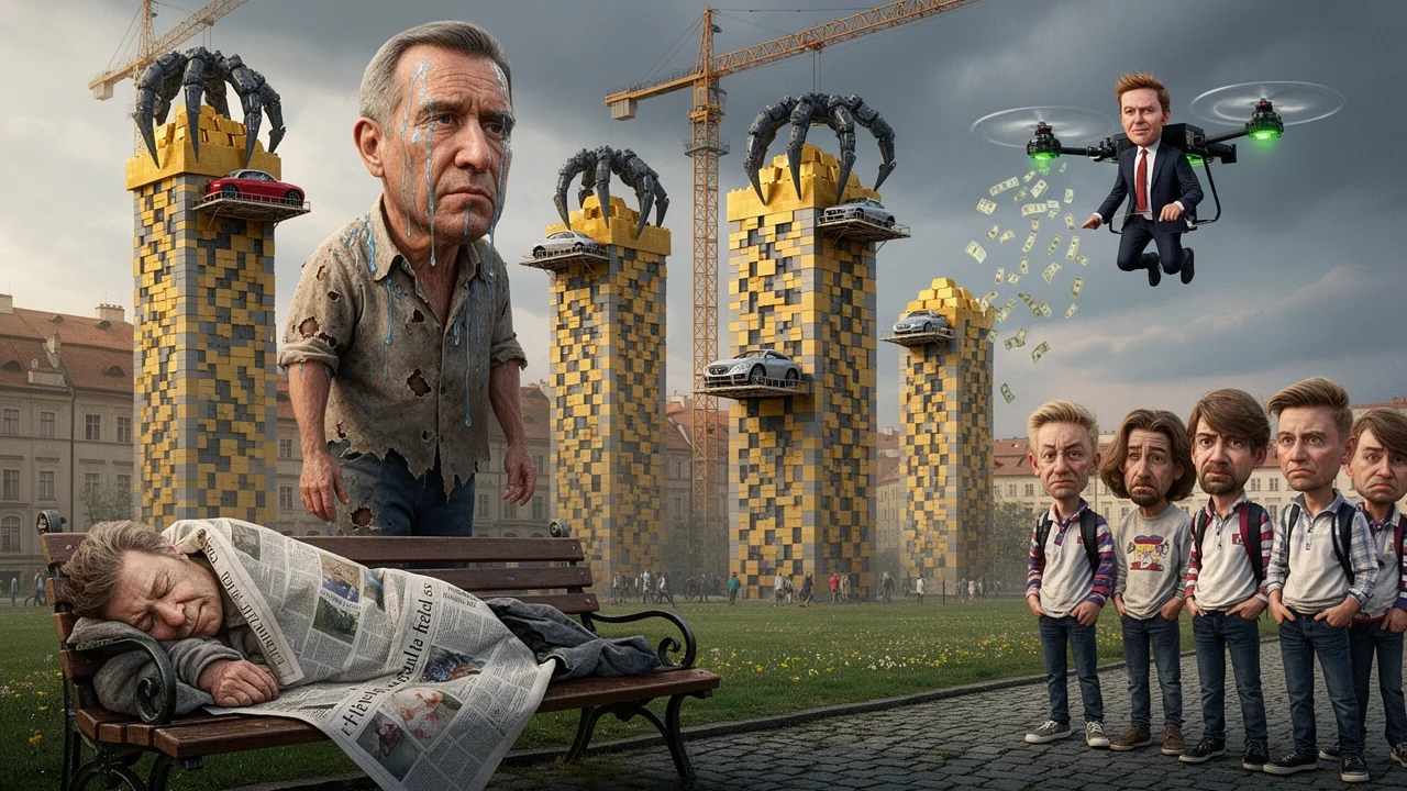Cover art: Drahé byty a sen o chudém stáří na severu