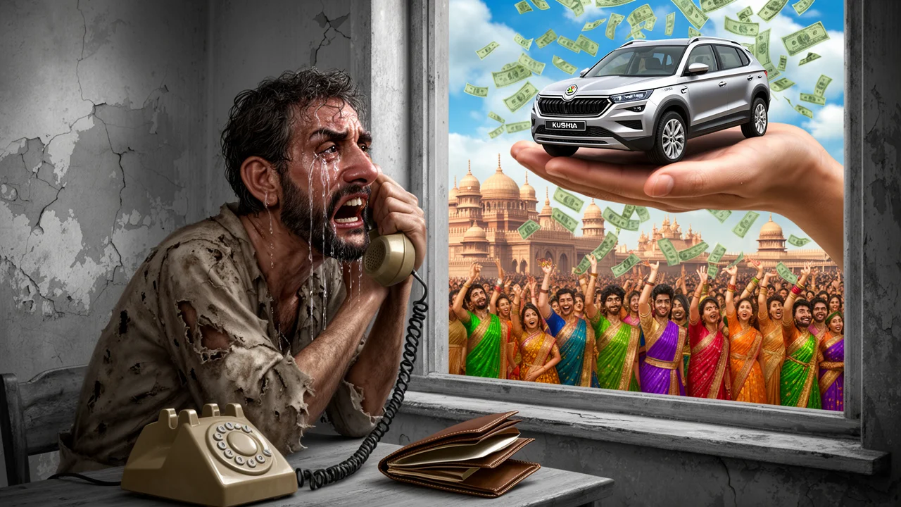 Cover art: Země kde auto stojí přesně milion