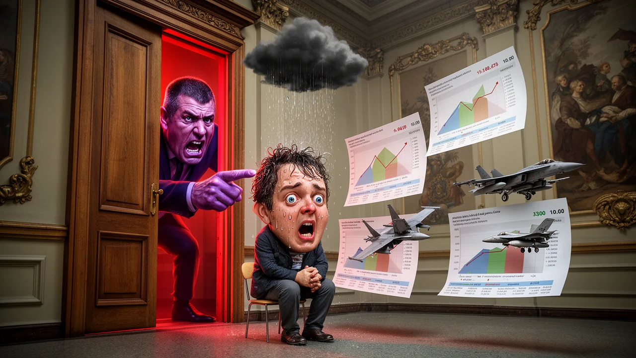 Cover art: Tři hodiny pekla pro ministra obrany bez plánu