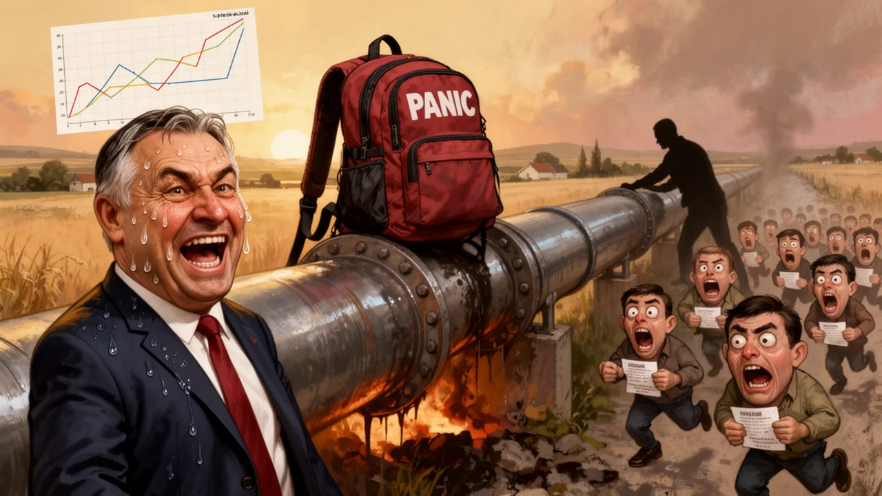 Cover art: Záhadné batohy u potrubí jako volební záchrana