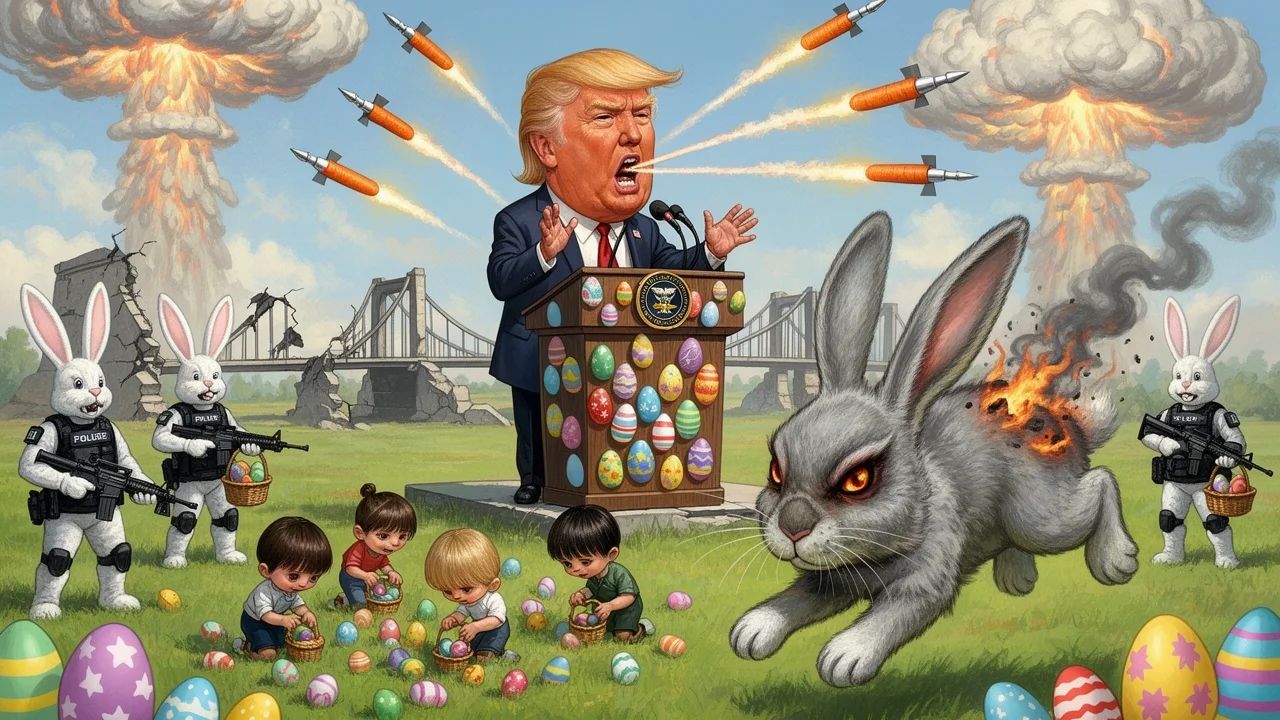 Cover art: Zajíček rozdává vejce a lídr chystá velké zbraně