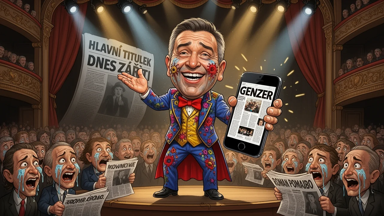 Cover art: Rakovina za oponou a Genzer v titulku