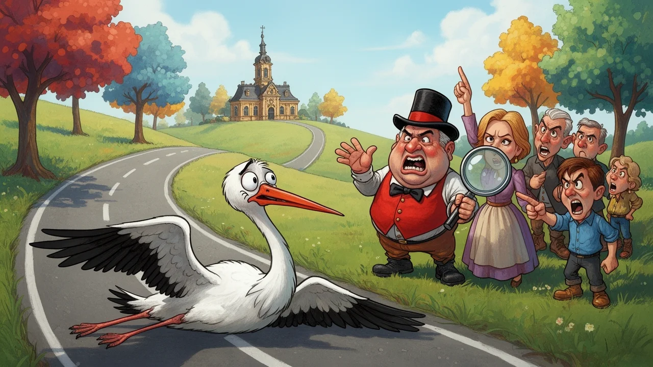 Cover art: Kdo střílí na čápa kousek od cyklostezky