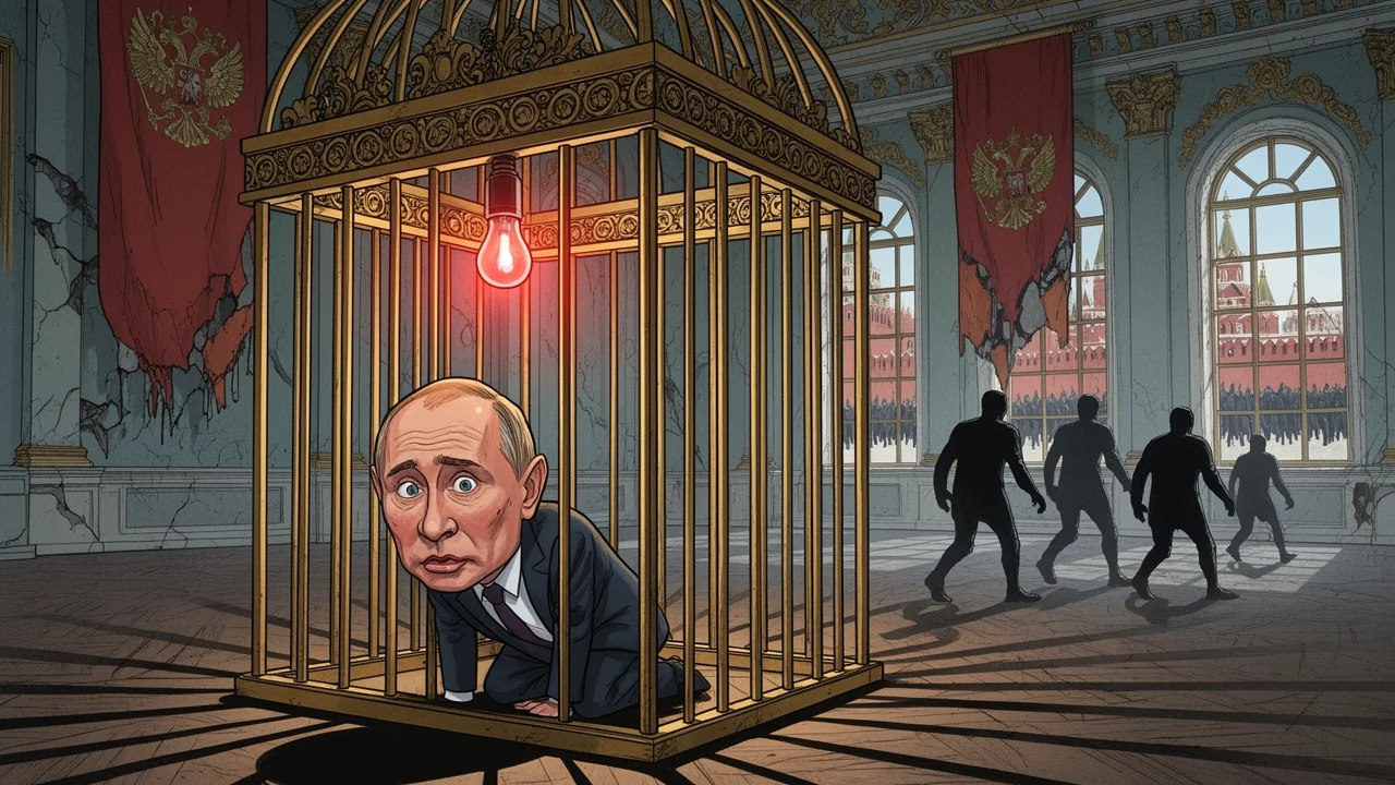 Cover art: Moskva se mění v pevnost, prezident se klepe strachem