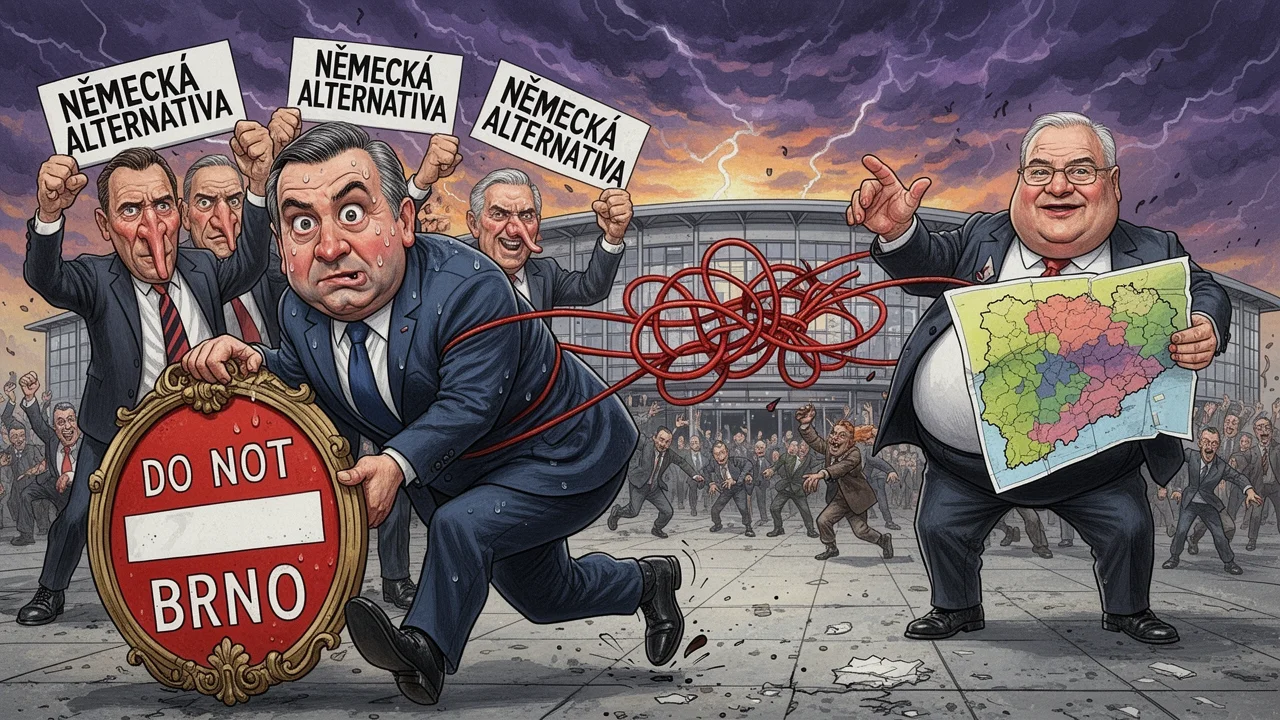 Cover art: Sudetští Němci děsí vládu, ta radši zamyká dveře