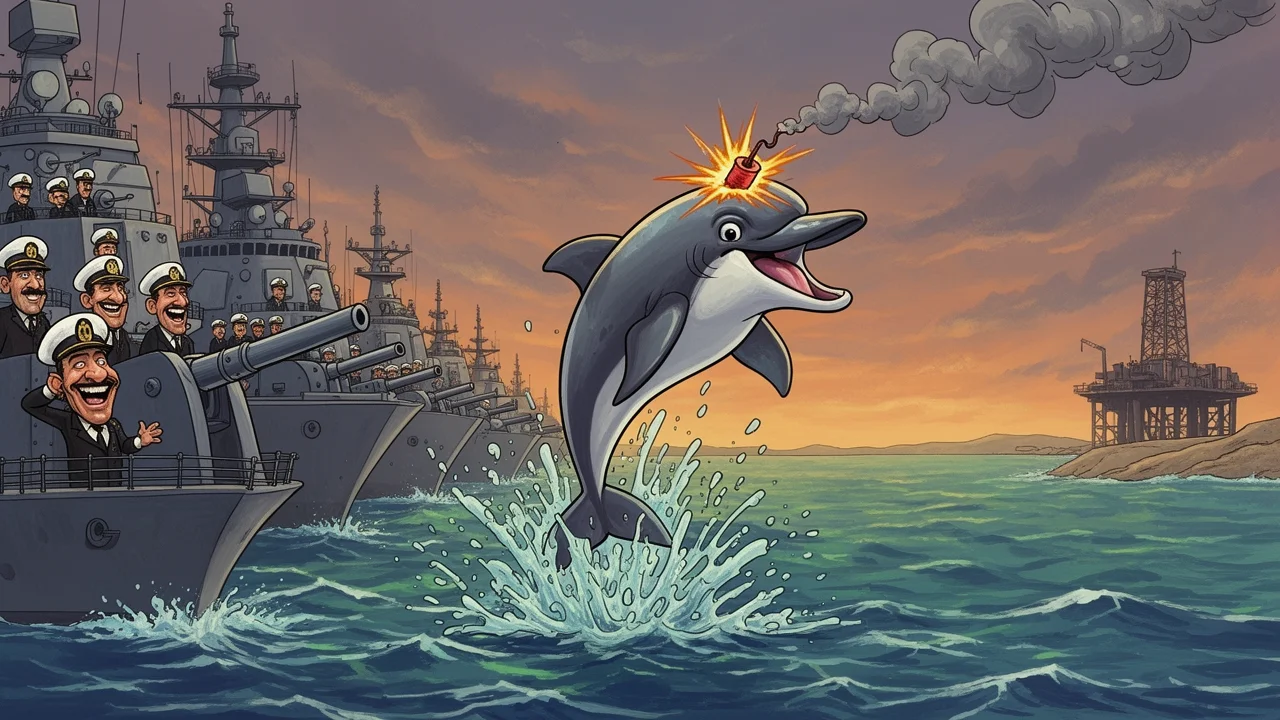Cover art: Sebevražedný savec hrozí flotilám v průlivu