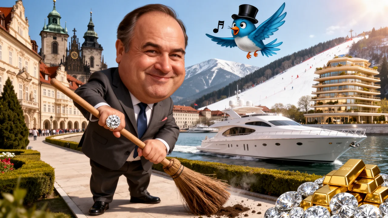 Cover art: Jak porodník k jachtě a diamantům přišel na Praze jedna
