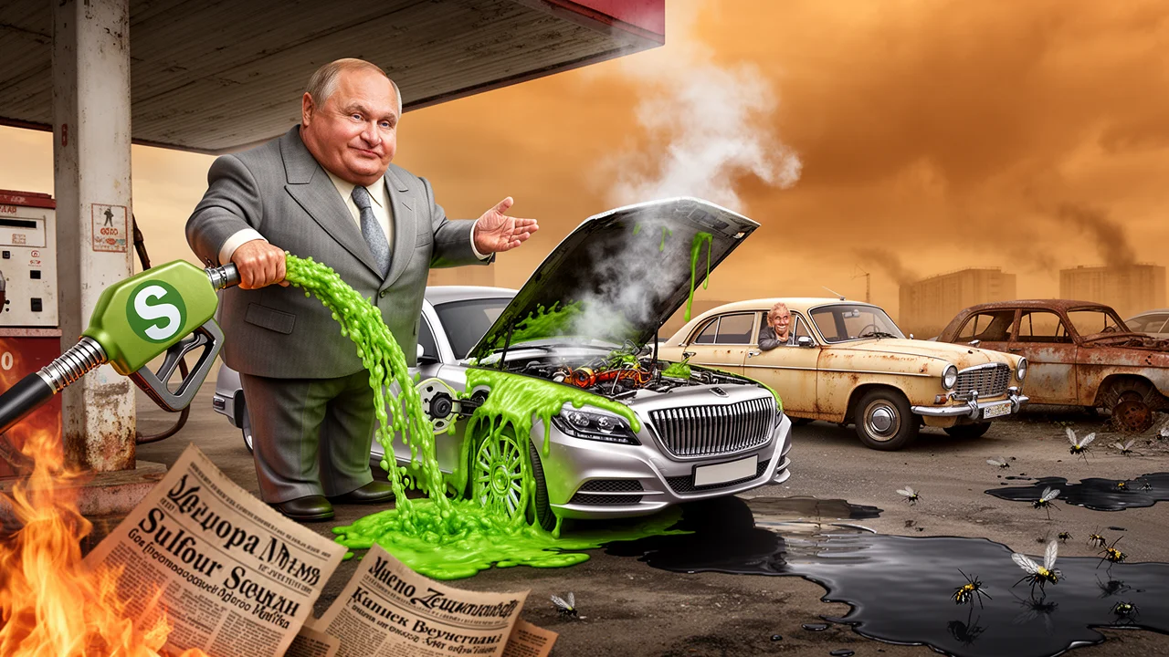 Cover art: Smrt všem motorům za zvuků ruské hymny