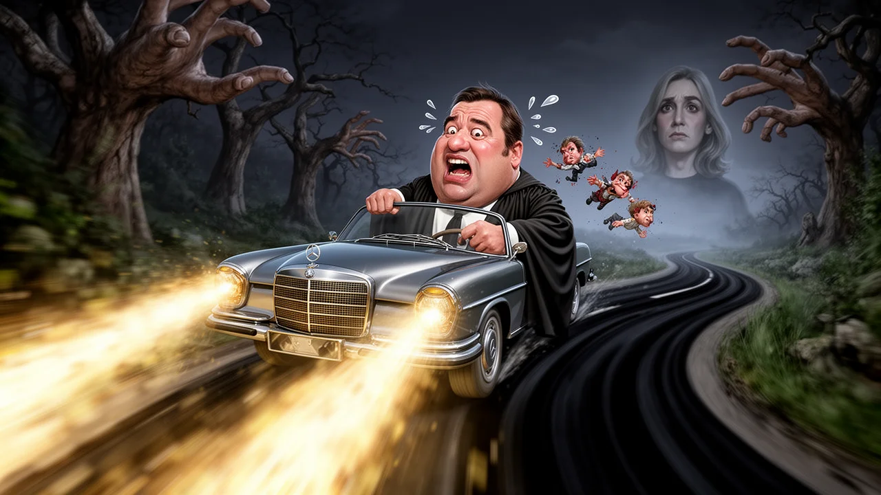 Cover art: Právník jel sto osmdesát a skončil přímo před soudem