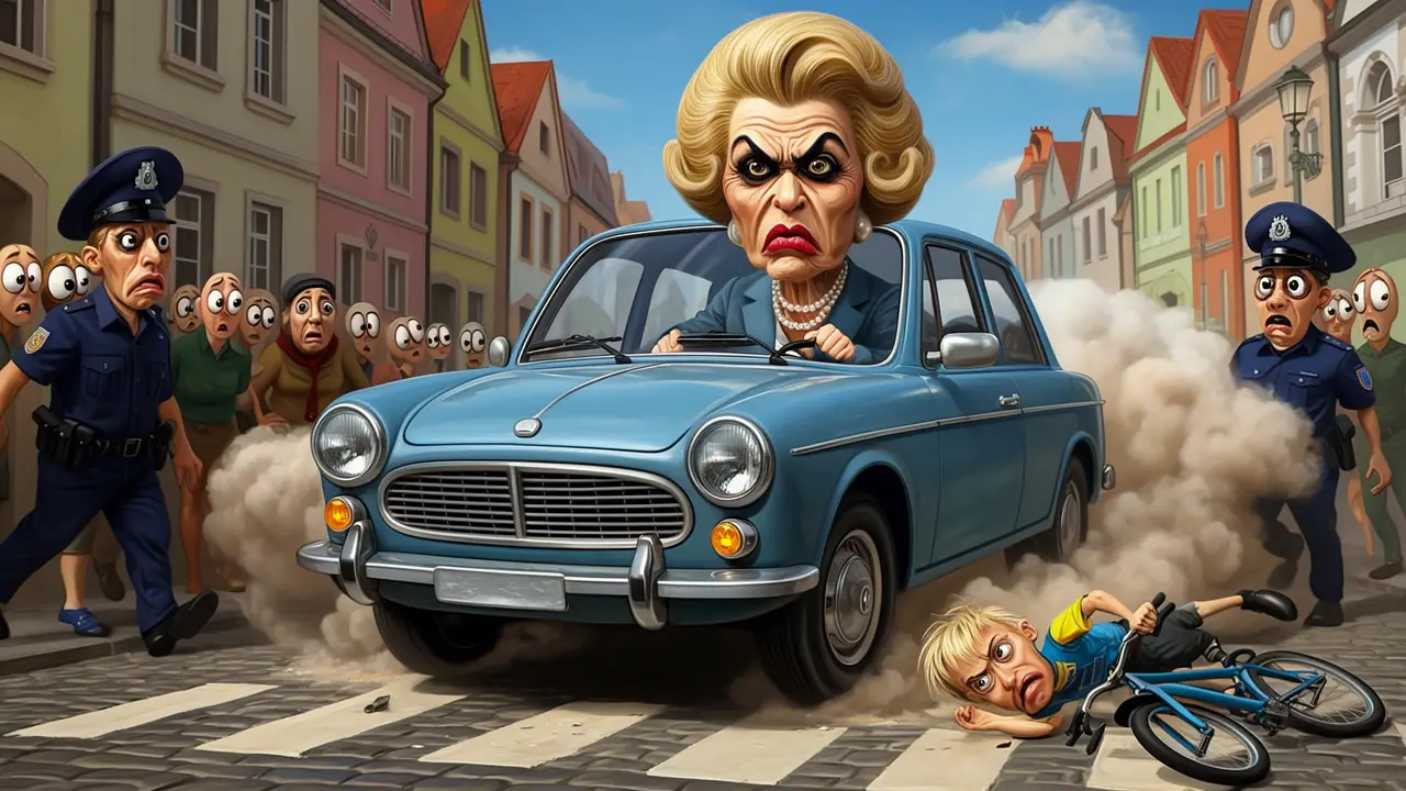 Cover art: Neviditelný cyklista paní ředitelky
