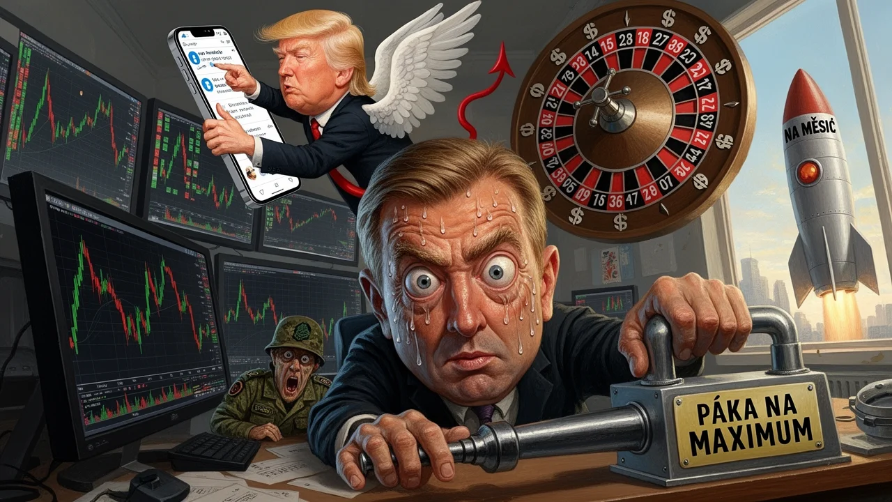 Cover art: Trumpova pauza a dlouhá zelená svíčka