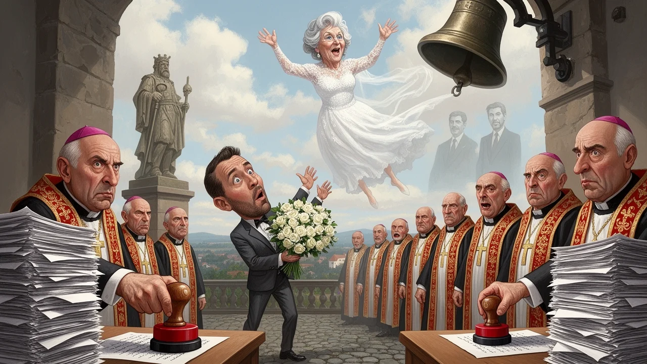 Cover art: Třetí sňatek prošel sítem církevního soudu