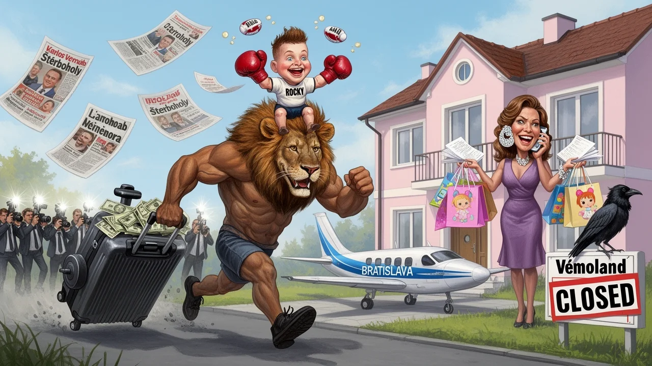 Cover art: Vémoland má padla a lev běží na východ