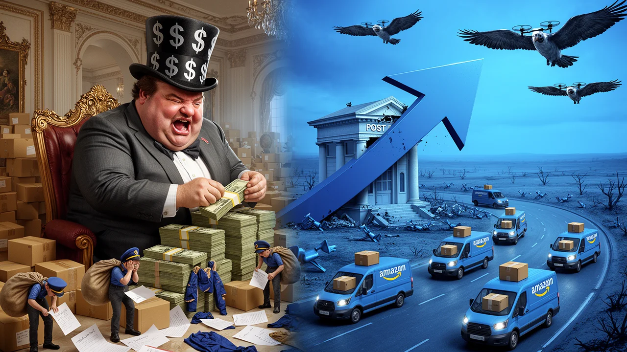 Cover art: Dvacet procent zmizelo z poštovních vozů přes noc