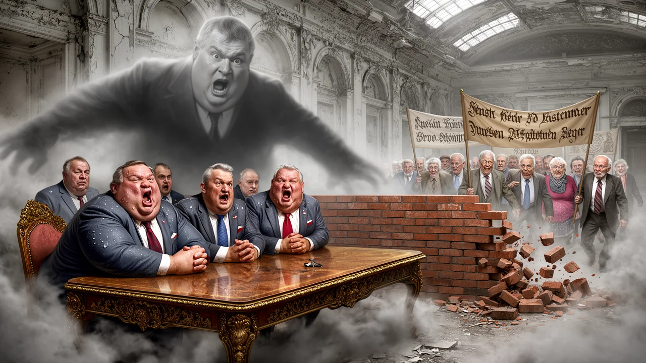 Cover art: Radnice se bojí stínů na prázdném výstavišti