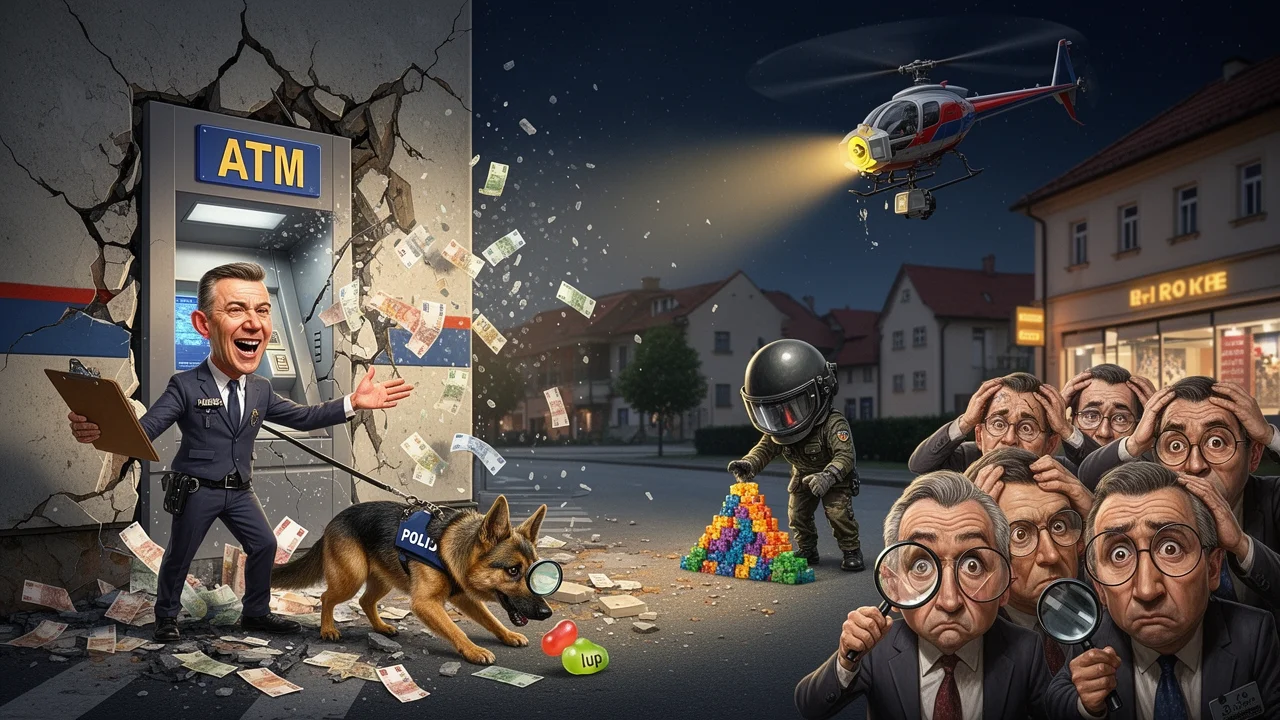 Cover art: Zloději z Kunratic odletěli s bankomatem v prachu