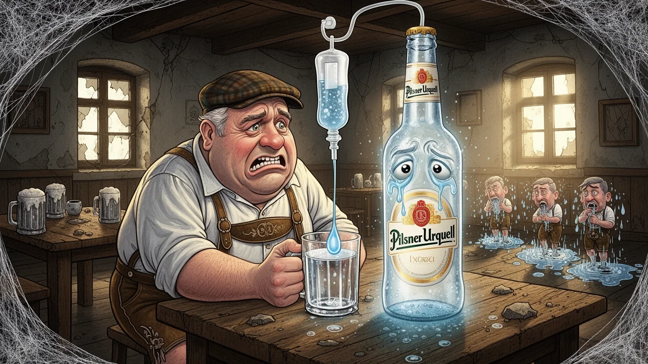 Cover art: Národ slavných pivařů dnes zachraňuje už jen nealko