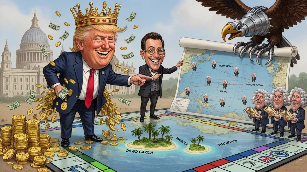 Cover art: Trump si kupuje další ostrov, protože mu Grónsko neprodali