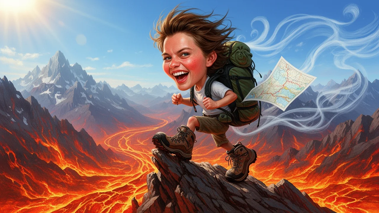 Cover art: Batoh na zádech a cesta na větrný hřeben