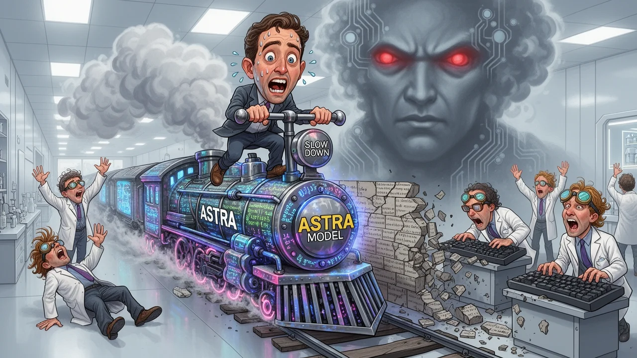 Cover art: Příliš chytrá inteligence Astra straší své vlastní tvůrce