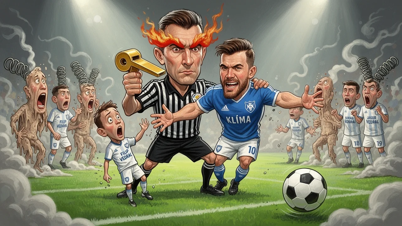 Cover art: Lekce na hřišti a červená karta v přímém přenosu