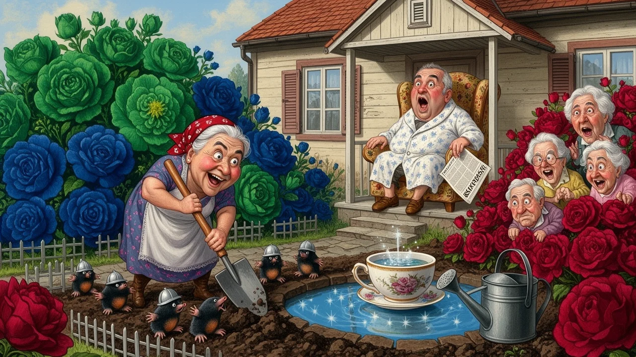 Cover art: Zahrada na důchod, kterou manžel viděl až nakonec
