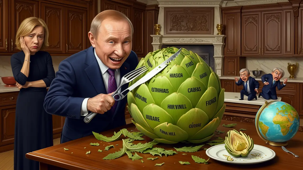 Cover art: Fiona to práskla: Putinova hostina