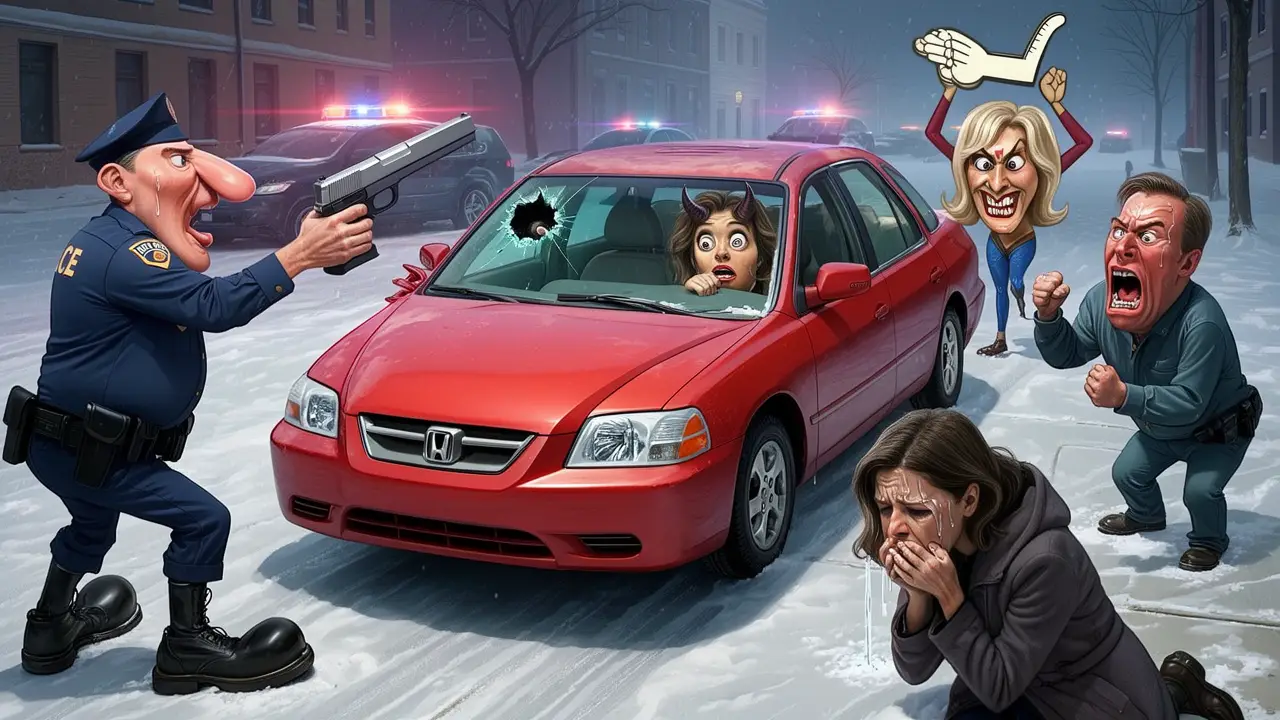 Cover art: Krvavá stopa ve sněhu