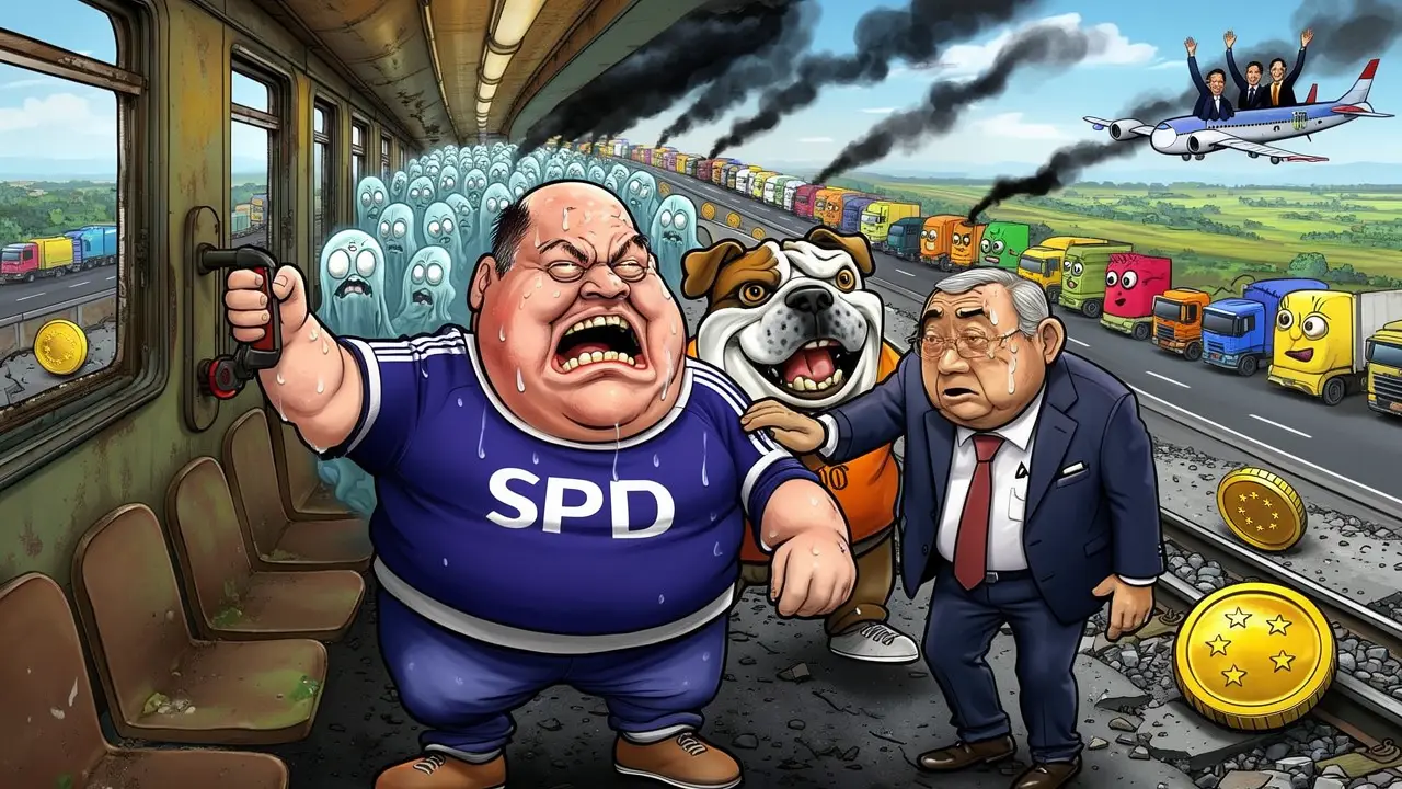 Cover art: Skandál na kolejích aneb Jak ministr Bednárik zastavil