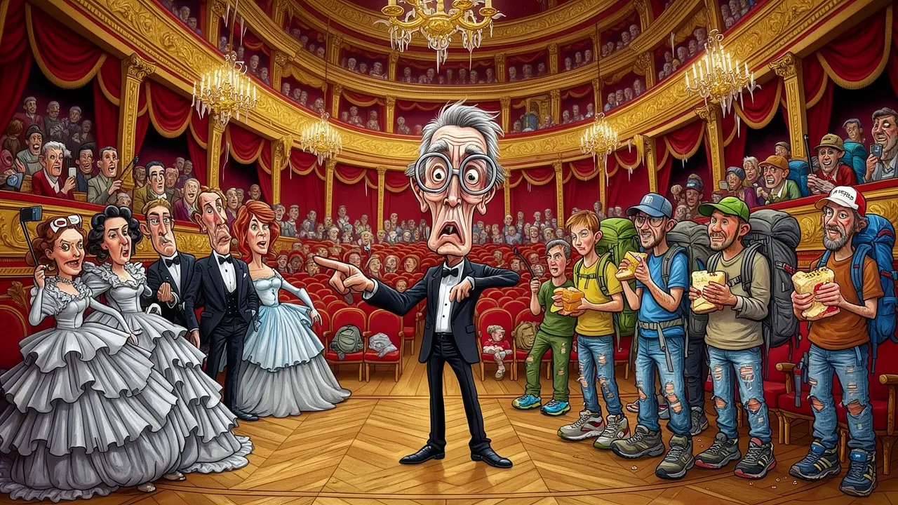 Cover art: Kecky a bágl v Národním aneb Kde skončila úcta k umění
