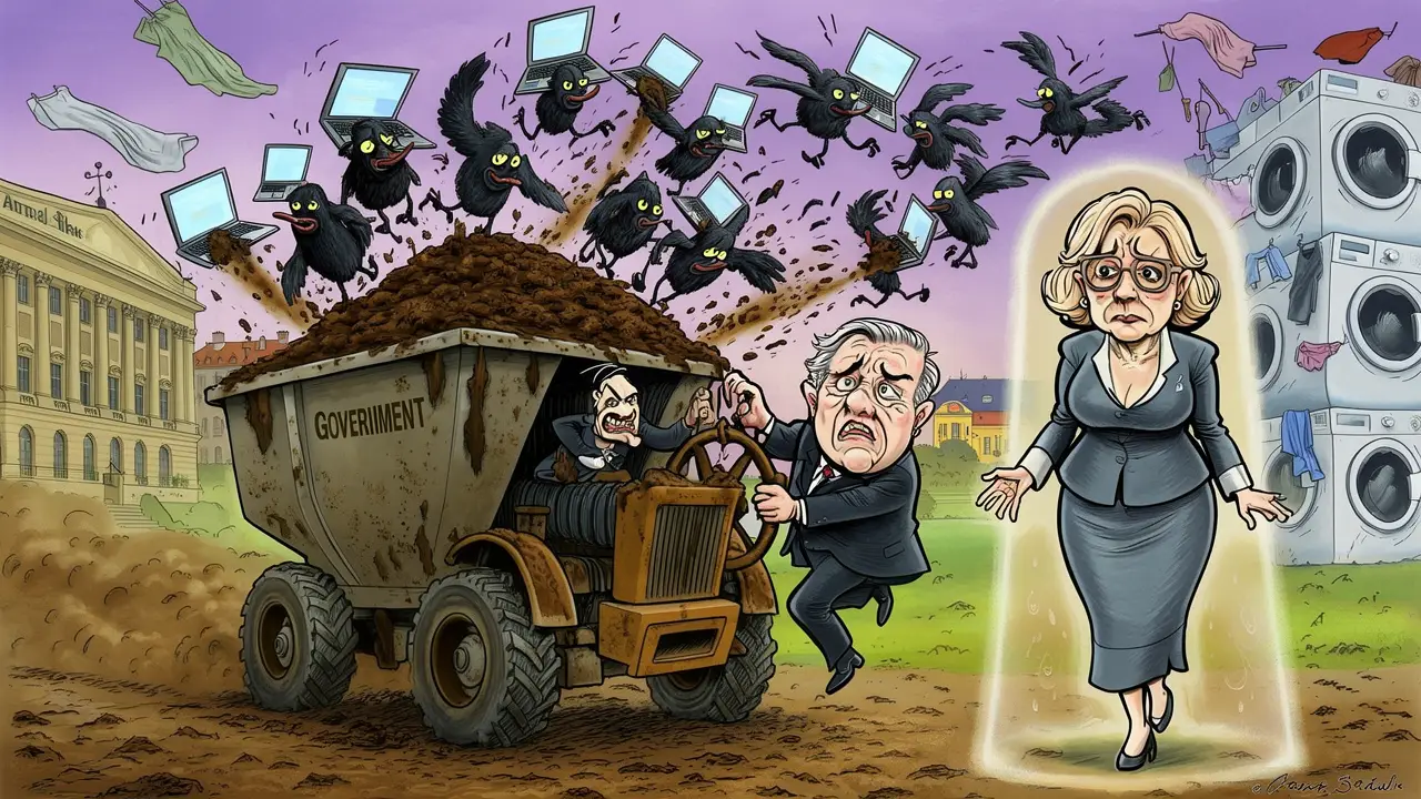 Cover art: O ekonomce, co nechtěla radit pod palbou hnoje