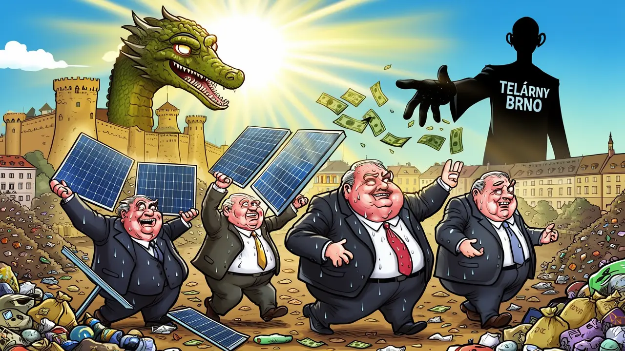 Cover art: Solární sen, který skončil pod komínem teplárny